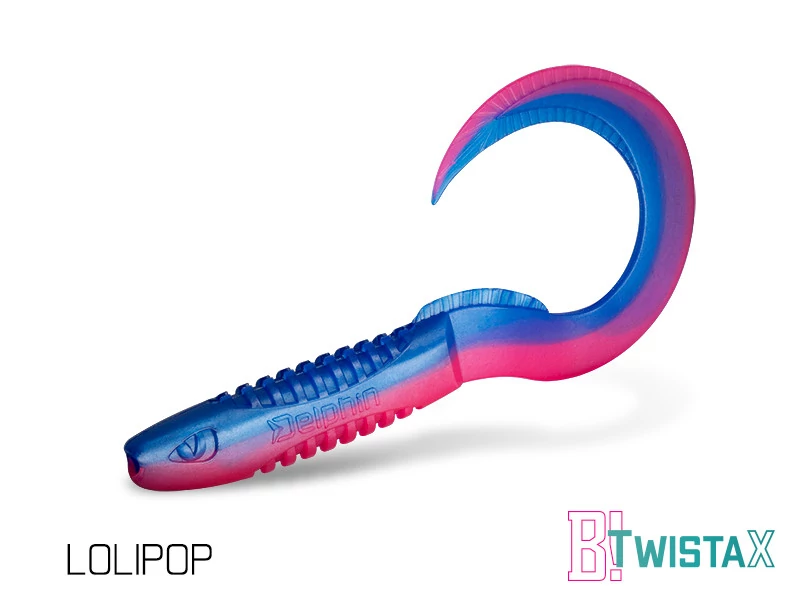 Delphin TwistaX Eeltail UVs 5db 15cm LOLIPOP gumihal