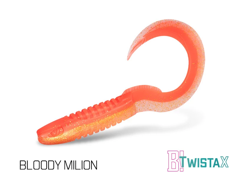 Delphin TwistaX Eeltail UVs 5db 15cm BLOODY MILION gumihal