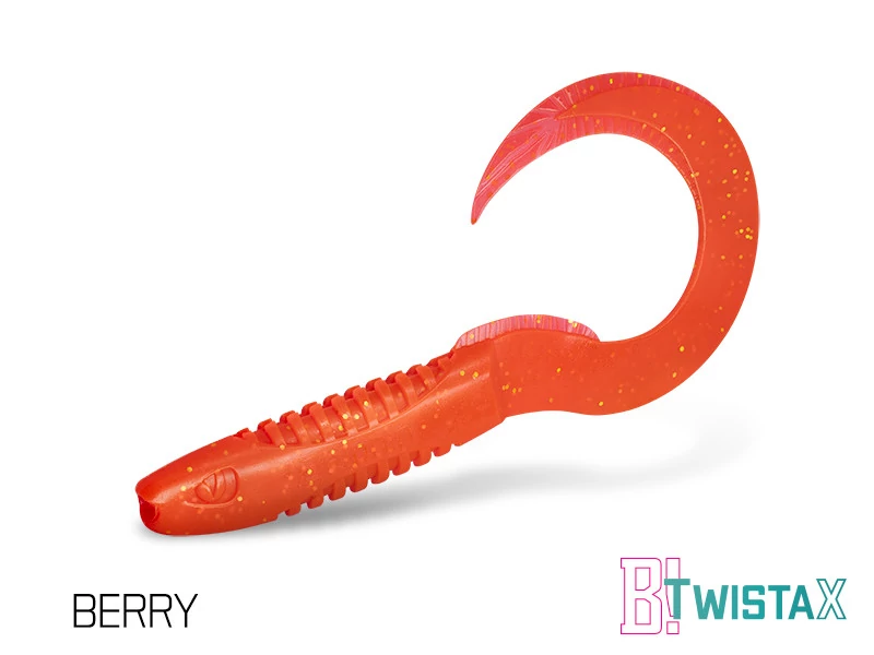 Delphin TwistaX Eeltail UVs 5db 6cm BERRY gumihal