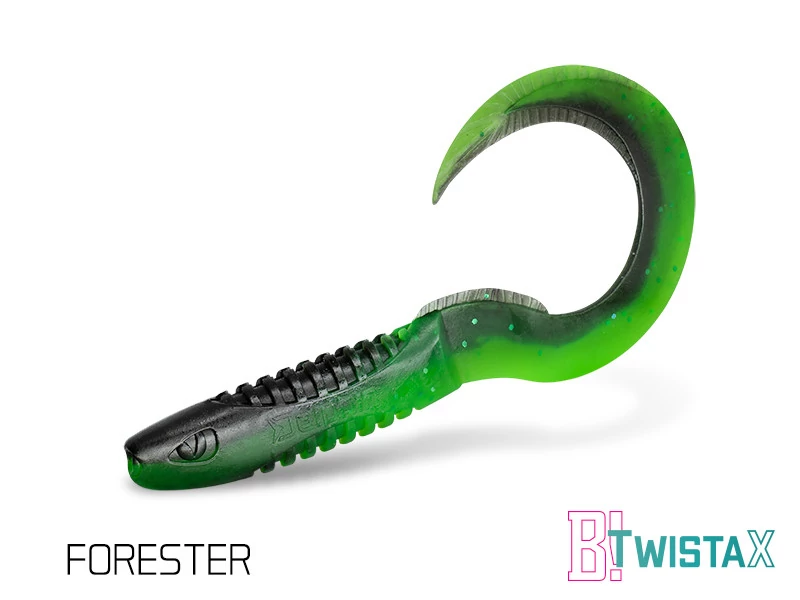 Delphin TwistaX Eeltail UVs 6x 5db 6cm FORESTER Duopack box