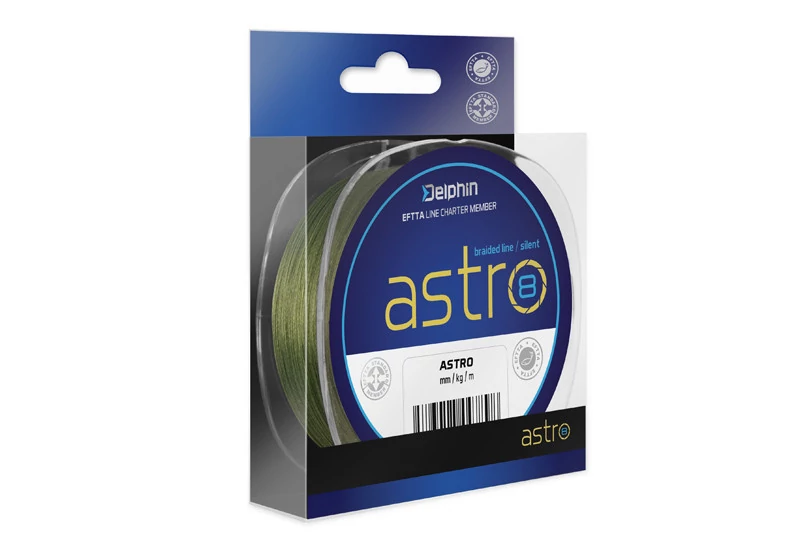 Delphin ASTRO 8 zöld 0,33mm 25,9kg 200m fonott zsinór