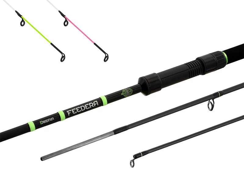 Delphin FEEDERA + 2 spicc 360cm 100g 3 rész feeder bot