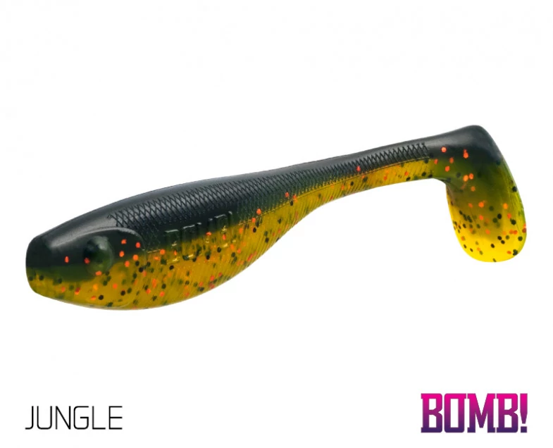 Delphin BOMB! Fatty 5db 10cm JUNGLE gumihal
