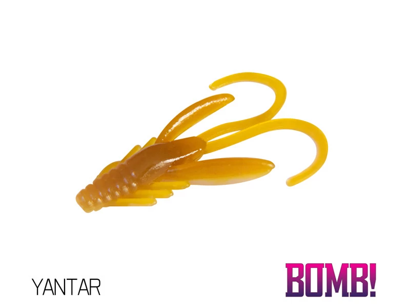 Delphin BOMB! Nympha 10db 2,5cm YANTAR gumihal