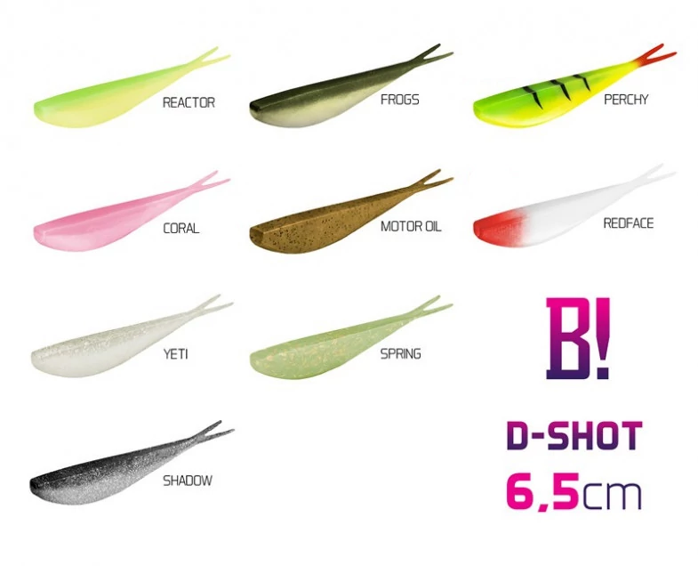 Delphin Bomb! D-Shot 6,5cm Redface gumihal 5 db/csg