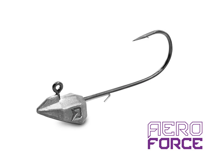 Delphin AeroForce 5g #3/0 Grub-tartóval ellátott jigfej 5 db/csg