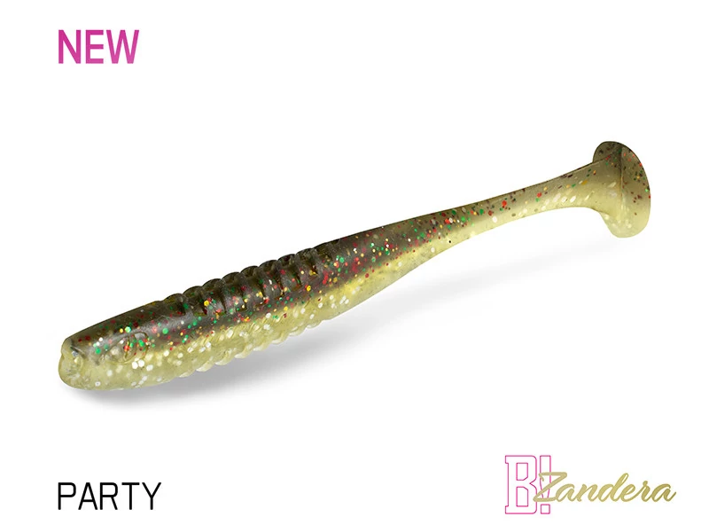 Delphin Zandera FlexiFloat Uvs 12cm Party gumihal 5 db/csg