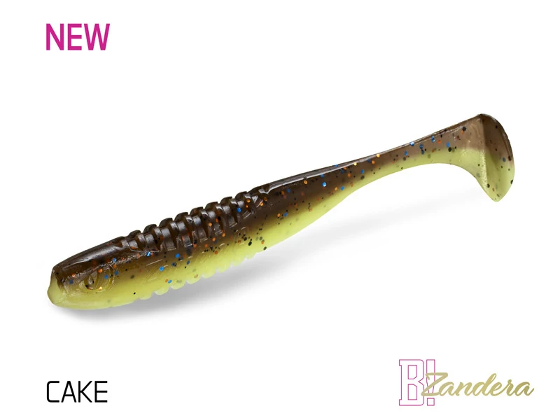 Delphin Zandera Uvs 12cm Cake gumihal 5 db/csg