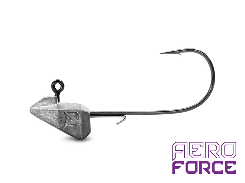 Delphin AeroForce 5g #4/0 Grub-tartóval ellátott jigfej 5 db/csg