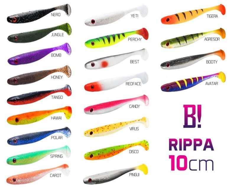 Delphin Bomb! Rippa 10cm Nero gumihal 5 db/csg