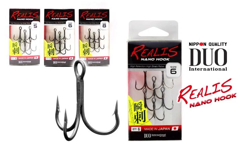 Duo Realis Nano #7 hármas horog 6 db/csg