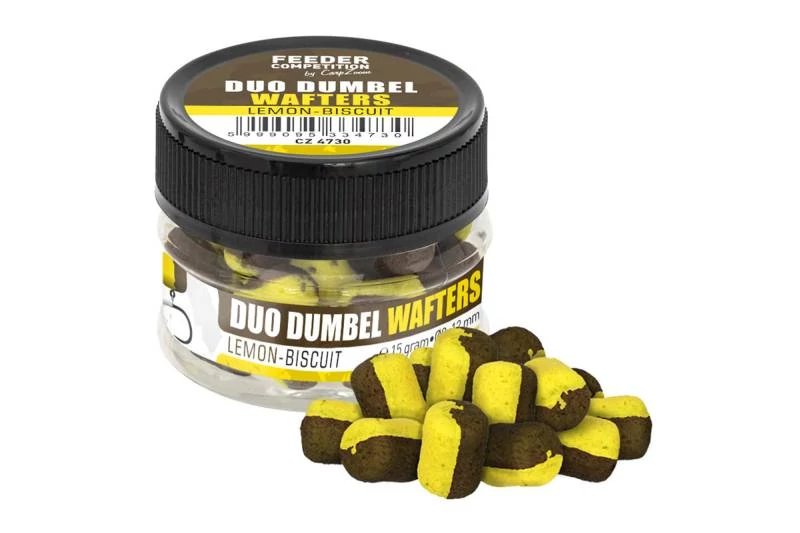 Feeder Competition Duo Dumbel Wafters 8×12mm citrom-keksz horogcsali 15g