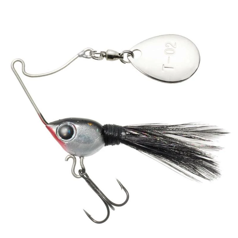 Tiemco Necromancer 6,5g 45mm 03 Holo Silver Black spinnerbait