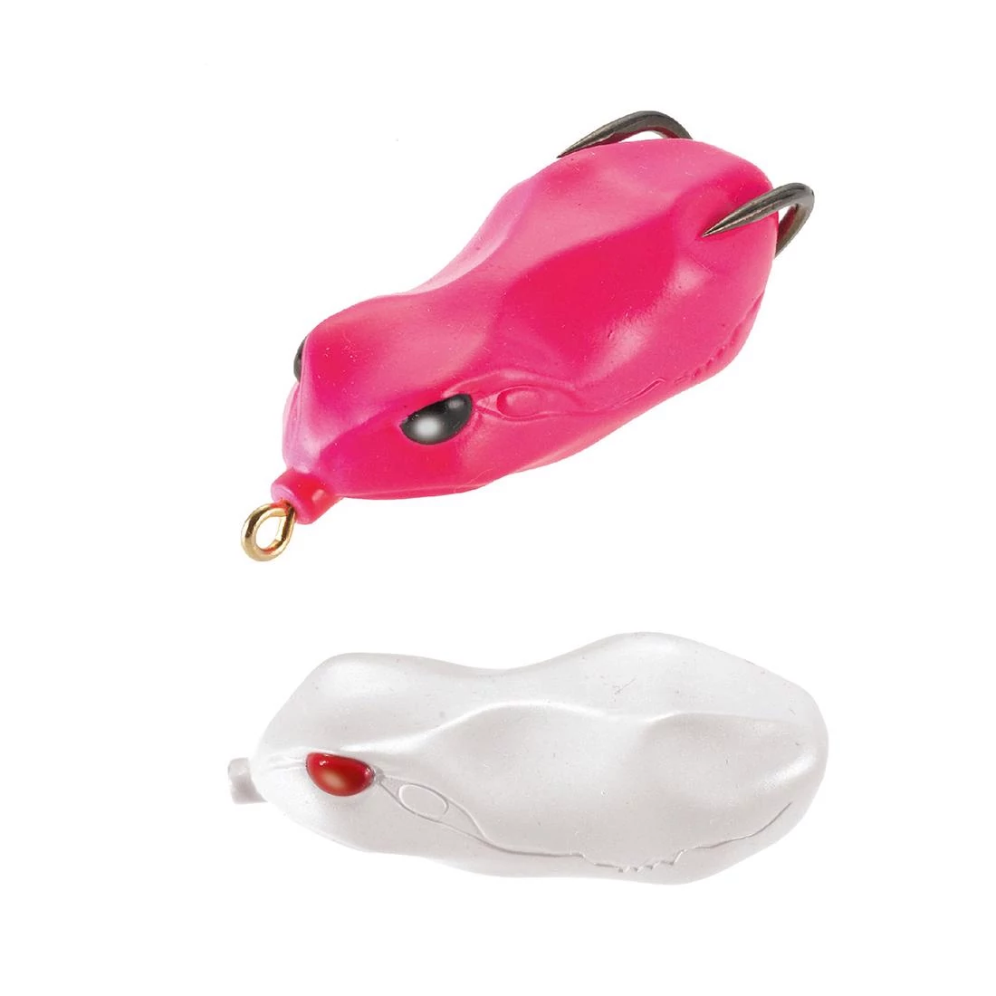 Tiemco Vajra Frog FRG-60 6cm 01 White gumibéka