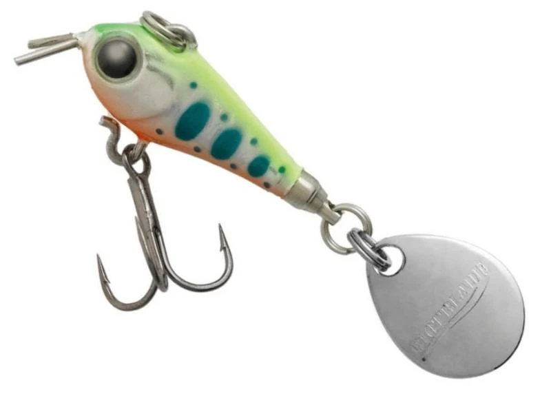 Tiemco Riot Blade S 25mm 9g 102 Holo Chartreuse Back Yamame spinnertail