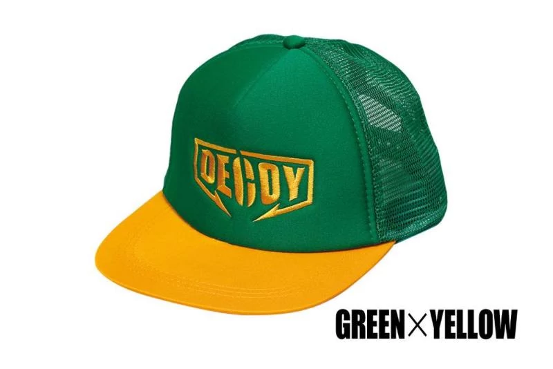Decoy DA-17 Flat Mesh zöld-sárga sapka