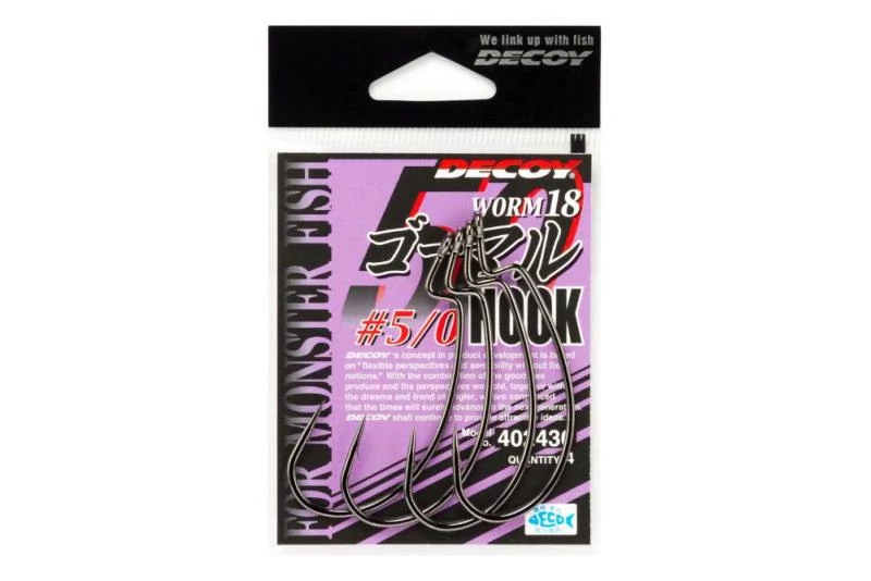 Decoy Offset Worm 18 Go-Maru 5/0 horog 4 db/csg