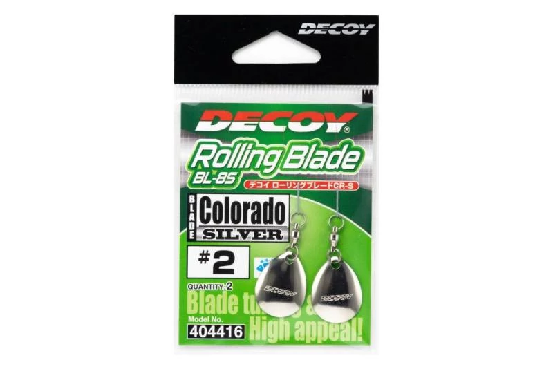 Decoy BL-8S Colorado Silver 3 Spinner Blade Forgóval 2 db/csg