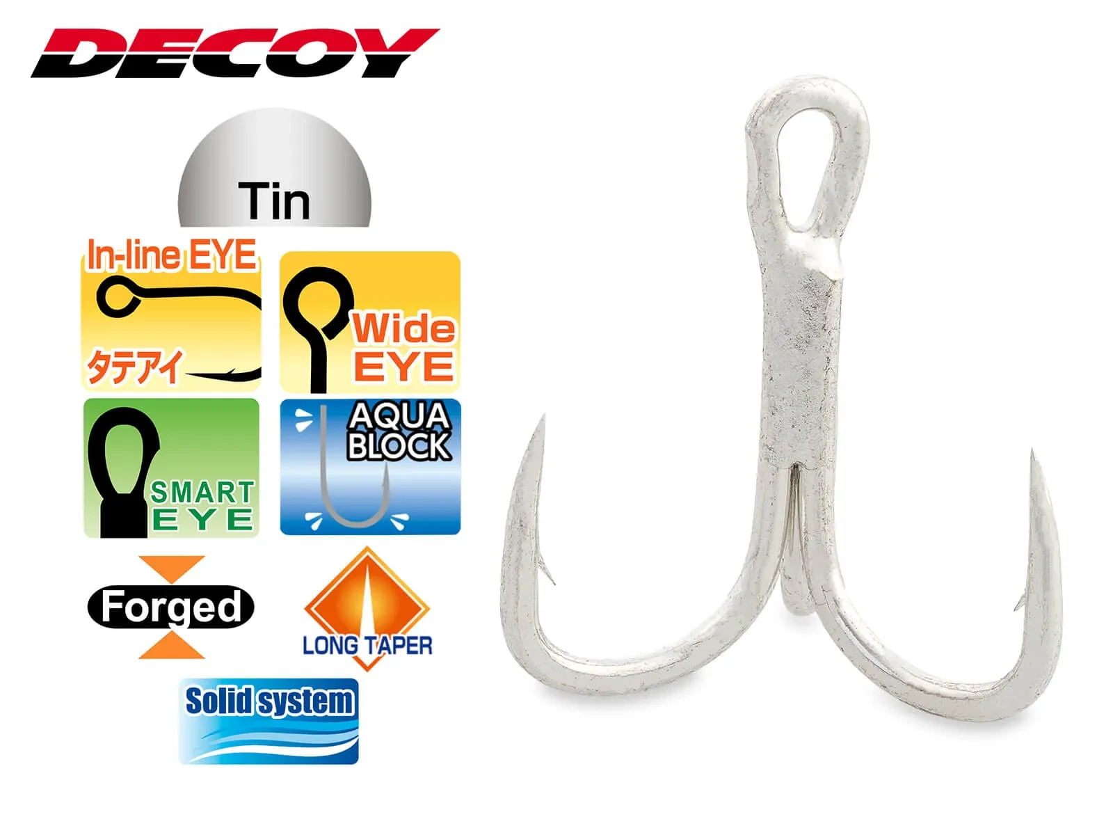 Decoy Y-S22 Multi Purpose #6 hármas horog