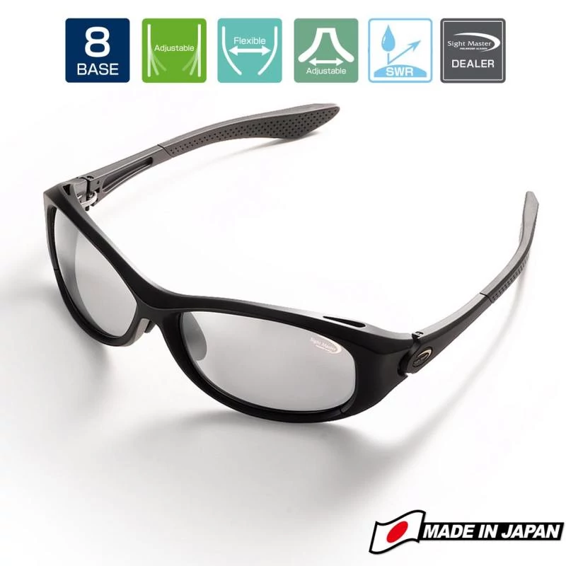 Tiemco Sight Master Rotondo Matte Black SWR Light Gray SM polarizált napszemüveg