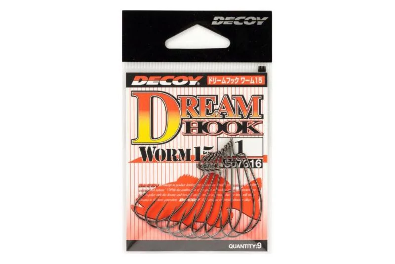 Decoy Offset Worm 15 Dream 3/0 horog 7 db/csg