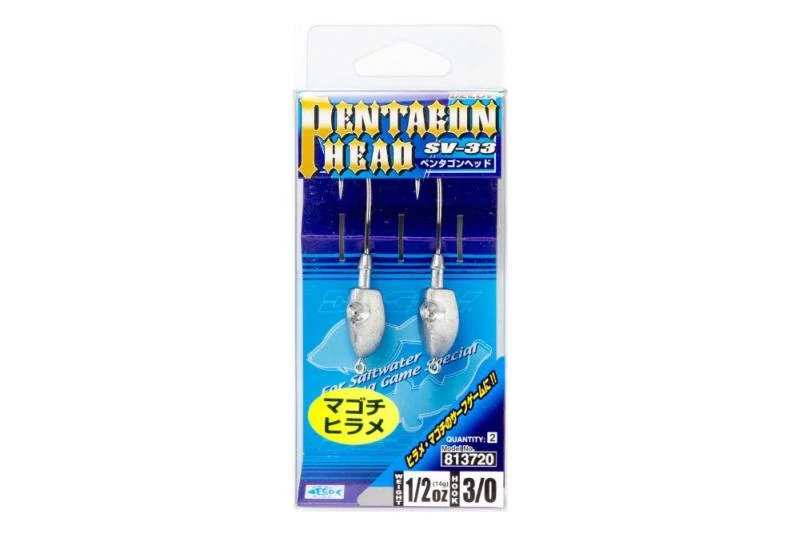 Decoy SV-33 Pentagon Head #5/0 28gr jigfej 2 db/csg