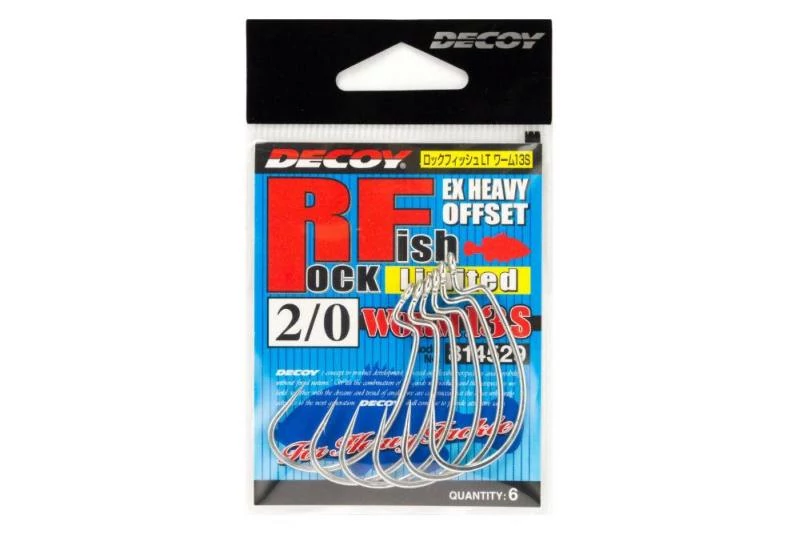 Decoy Offset Worm 13S Rock Fish Limited 1 horog 8 db/csg