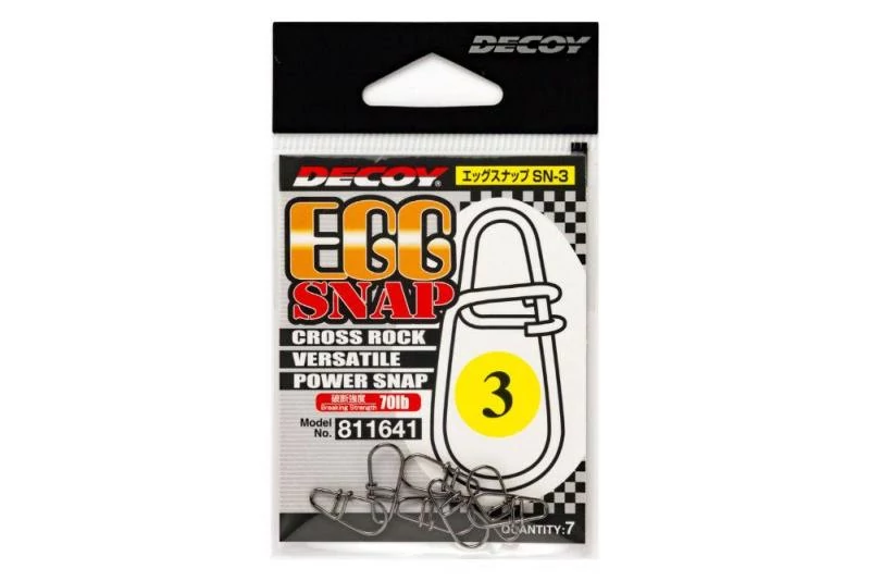 Decoy SN-3 Egg Snap 1 30lbs kapocs 7 db/csg