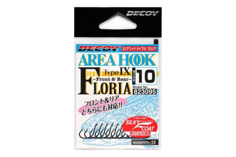 Decoy Area Type IX AH-9 Floria #6 Barbless egyágú horog 12 db/csg