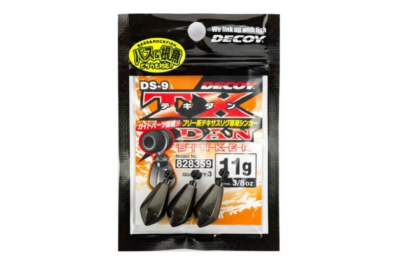 Decoy DS-9 TX-DAN Sinker 11 gr drop shot ólom 3 db/csg