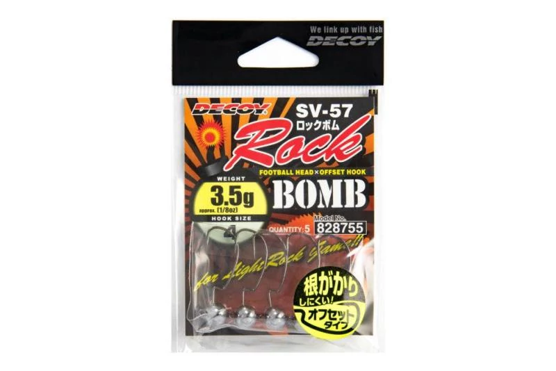 Decoy SV-57 Rock Bomb #2 5,0gr jigfej 4 db/csg