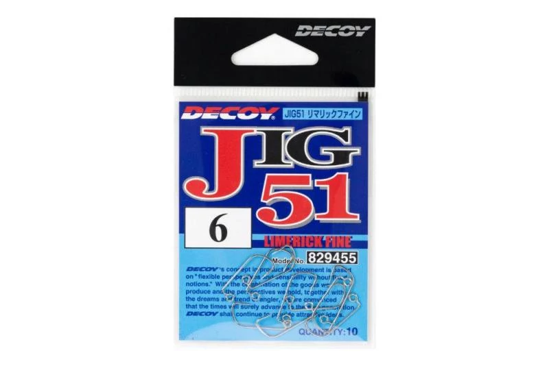 Decoy Jig51 Limerick Fine #3 jig horog 9 db/csg