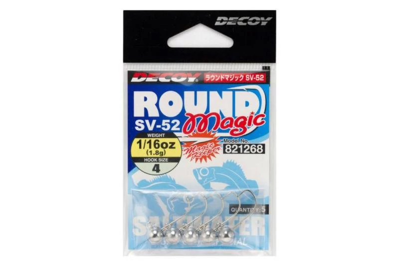 Decoy SV-52 Round Magic #4 2,5gr jigfej 5 db/csg