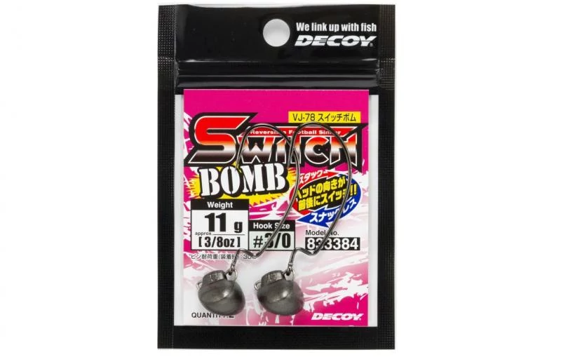 Decoy Offset VJ-78 Switch Bomb #3/0 11gr súlyozott horog 2 db/csg