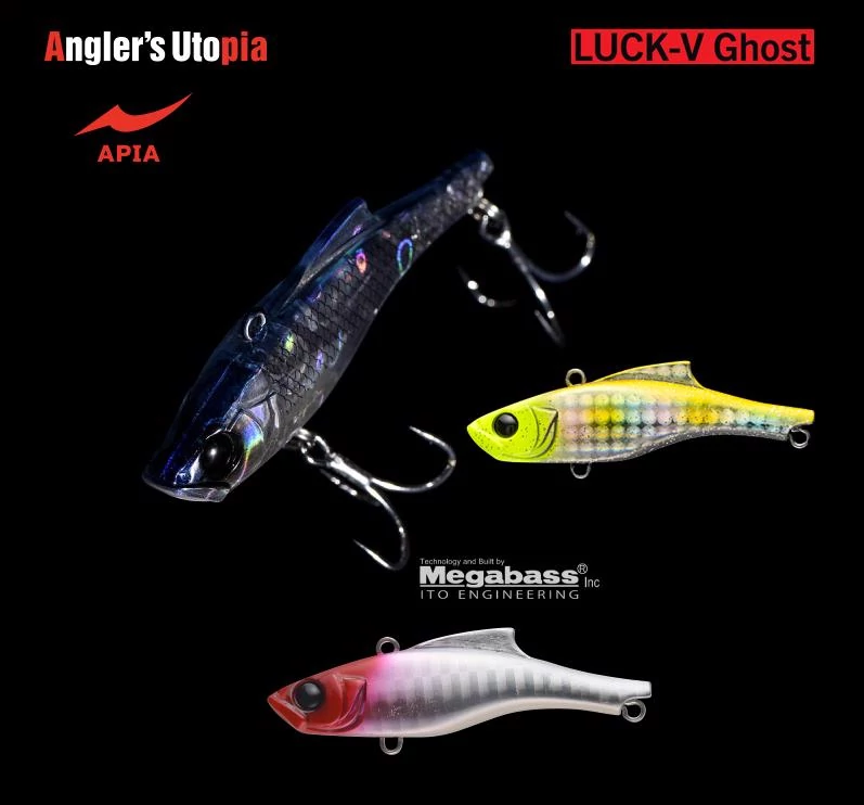 APIA LUCK-V GHOST 65mm 15gr 02 Red Head Holo wobbler