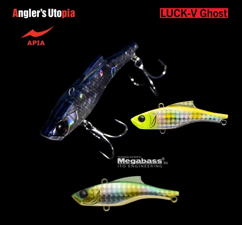 APIA LUCK-V GHOST 65mm 15gr 10 Matsuo Deluxe wobbler