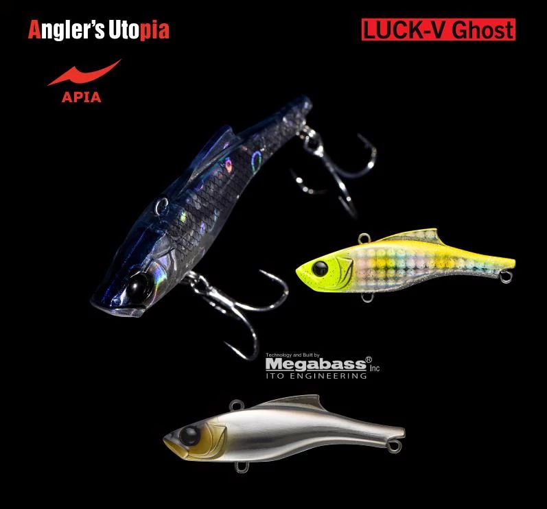 APIA LUCK-V GHOST 65mm 15gr 13 Black Silver wobbler