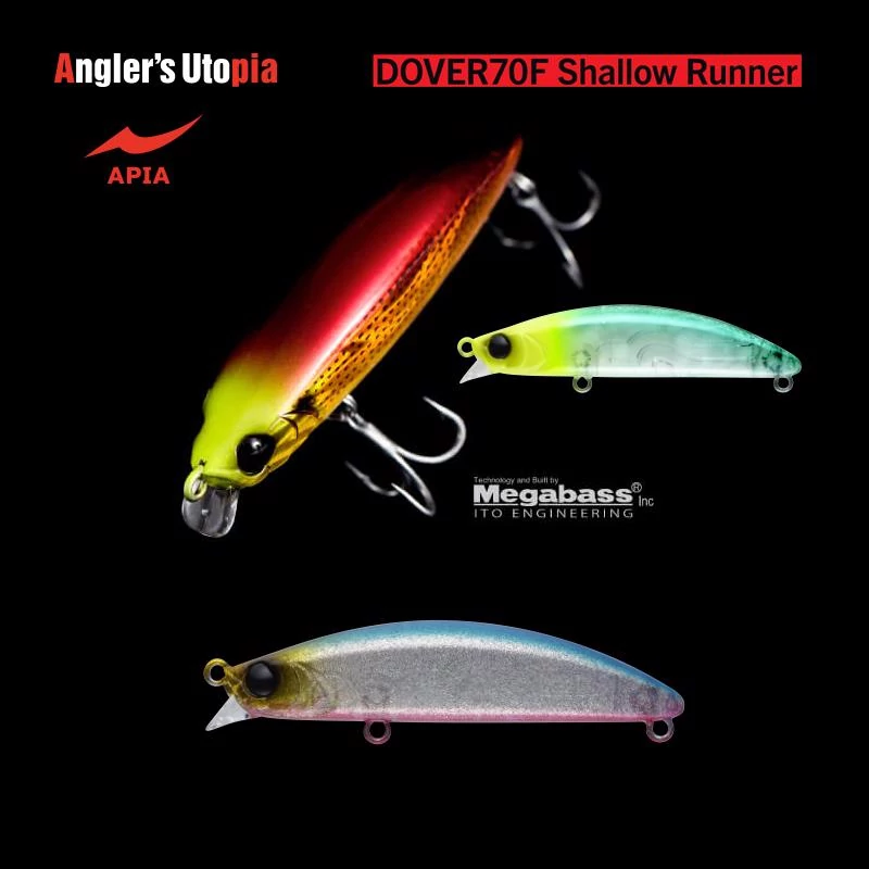 APIA DOVER 70F SHALLOW RUNNER 70mm 8,5gr 05 Redbul Dust wobbler
