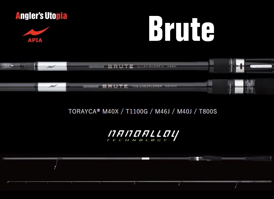 Apia Grandage BRUTE LUCIUS S83MH 2.53m 7-47gr pergető bot