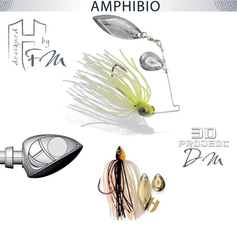 Herakles Amphibio Tandem 3/8oz 10,5gr Kinkuro spinnerbait