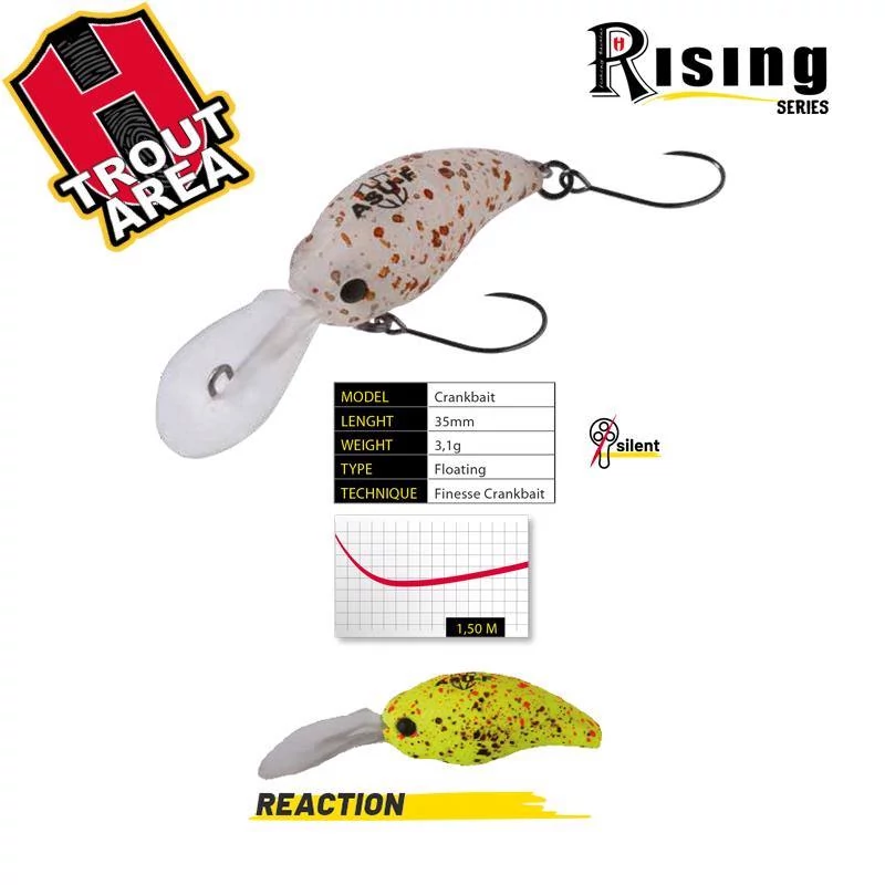 Herakles ASU 35F 3,5cm 3,1gr Reaction wobbler