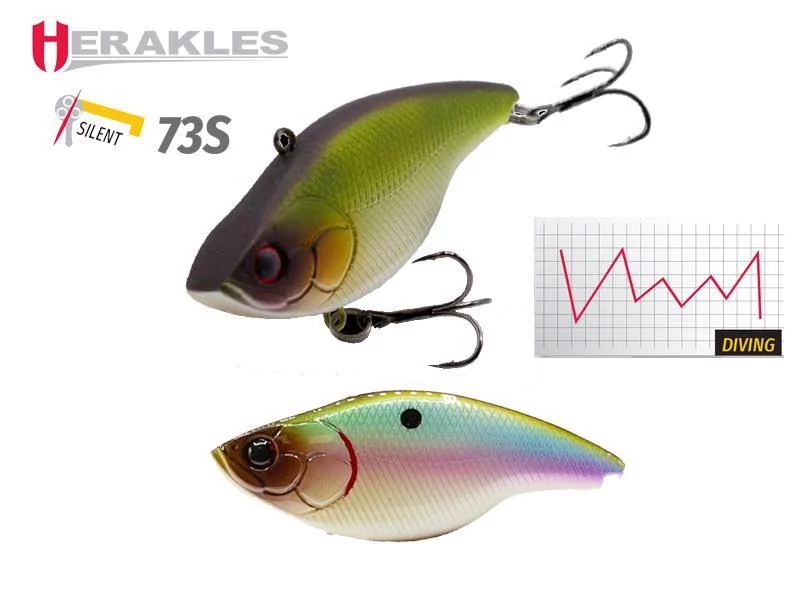 Herakles Blaze Rattle 73 Silent S 7,3cm 17gr Rainbow Shinner wobbler