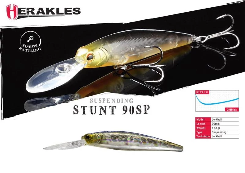 Herakles Stunt 90SP 9,0cm 12,5gr Alburno Flash wobbler