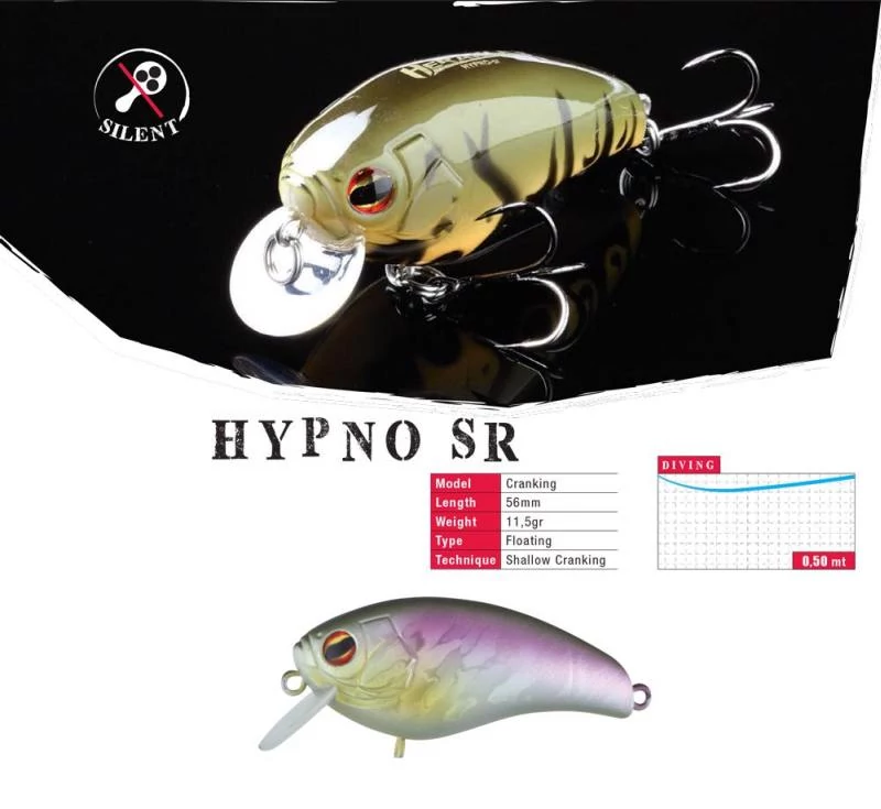 Herakles Hypno-SR F 5,6cm 11,5gr Matt Sunny wobbler