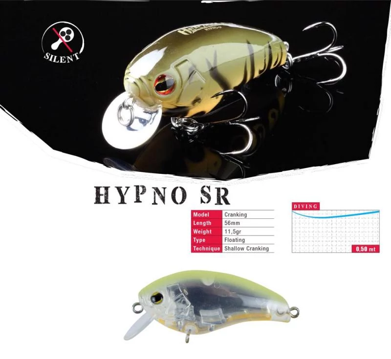 Herakles Hypno-SR F 5,6cm 11,5gr Chartreuse Laminated wobbler