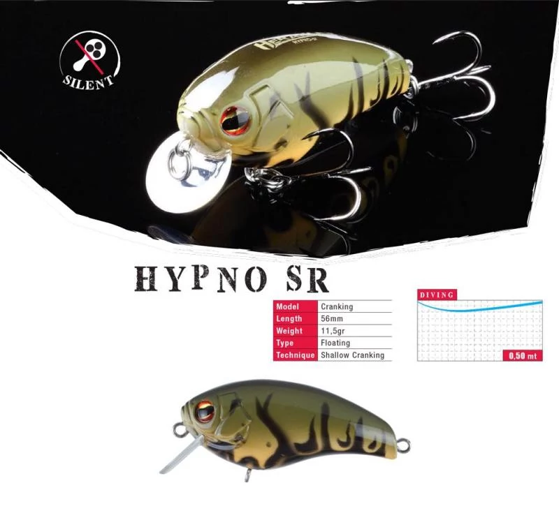 Herakles Hypno-SR F 5,6cm 11,5gr Brown Craw wobbler