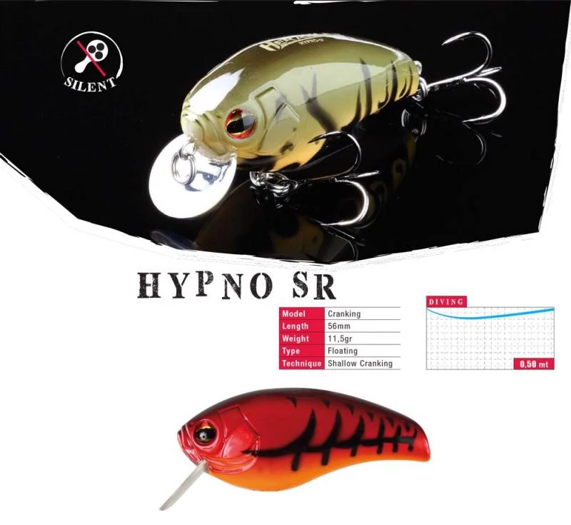 Herakles Hypno-SR F 5,6cm 11,5gr Red Craw wobbler