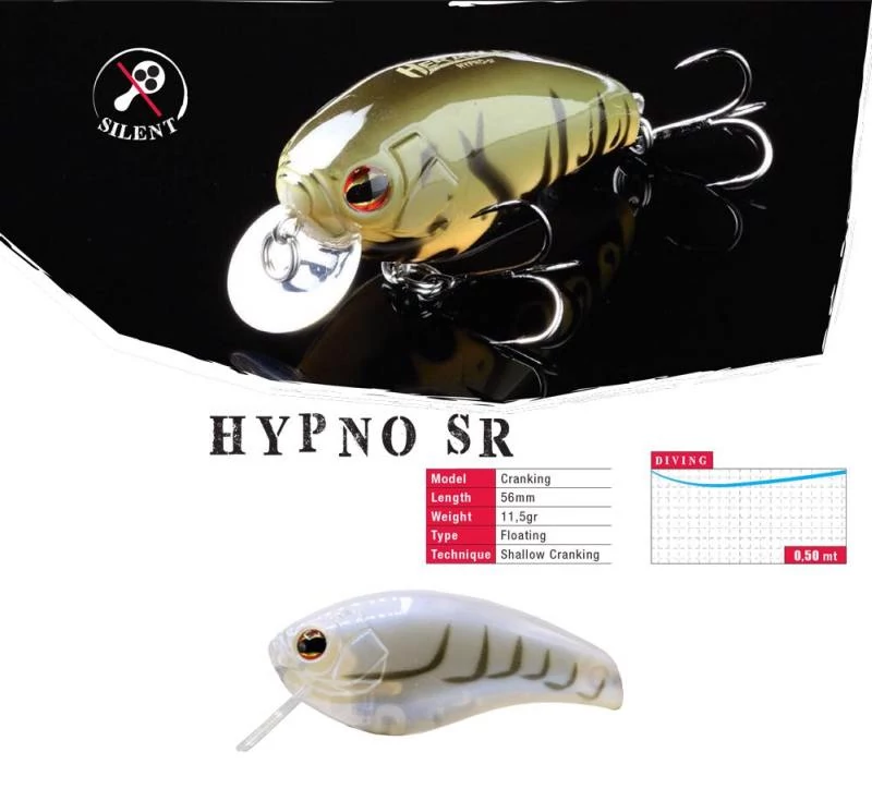 Herakles Hypno-SR F 5,6cm 11,5gr White Craw wobbler