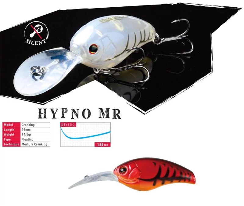 Herakles Hypno-MR F 5,6cm 14,5gr Red Craw wobbler