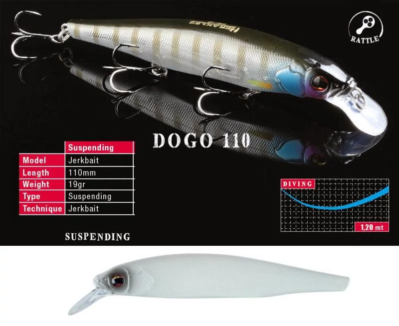 Herakles Dogo 110SP 11cm 19gr Bandit wobbler